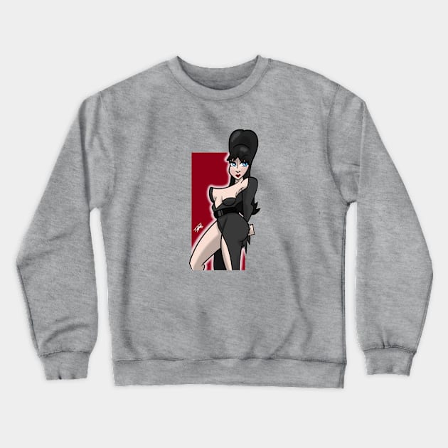 Elvira Crewneck Sweatshirt by Tuckerjoneson13